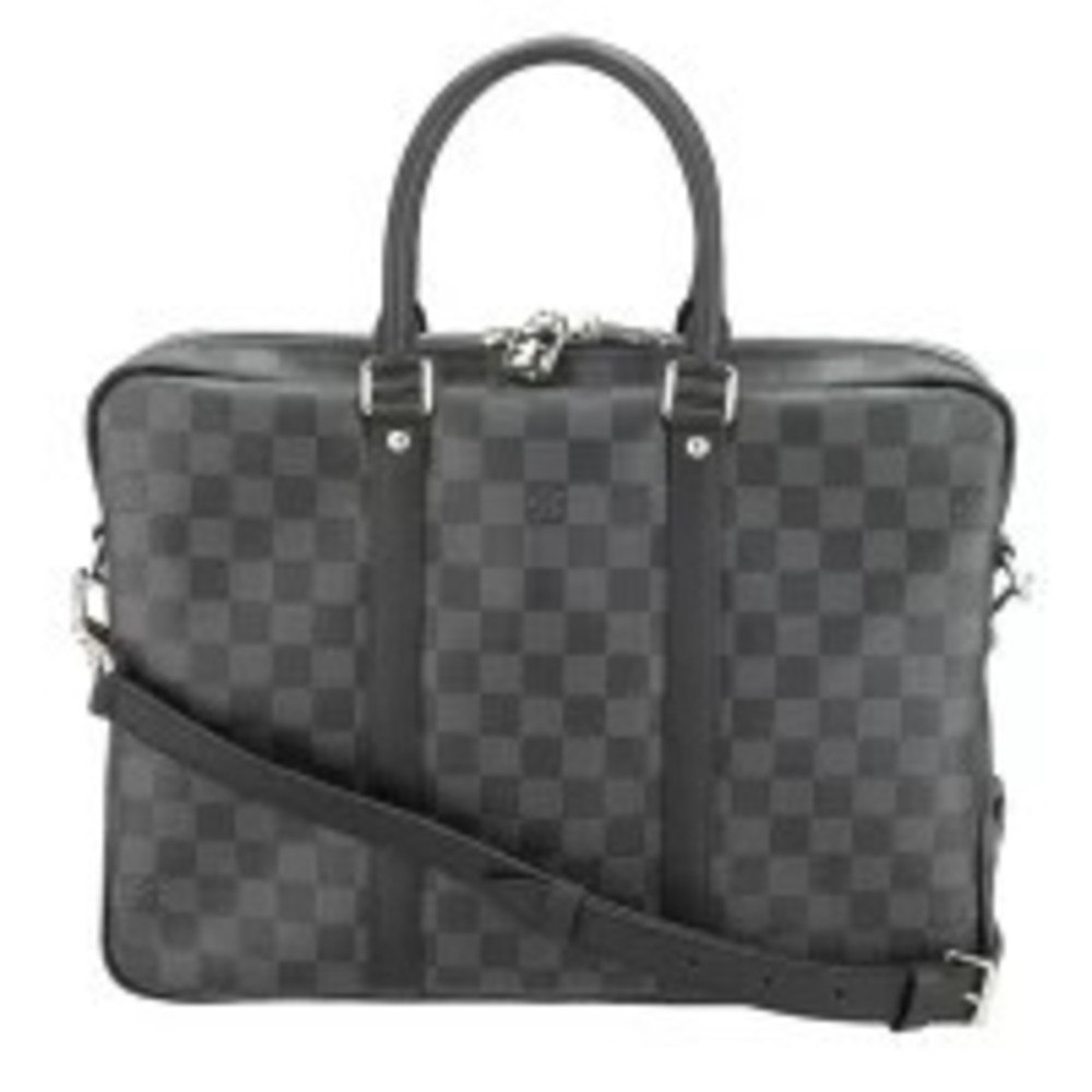Louis Vuitton Pdv Damier Canvas Leather Graphite Black